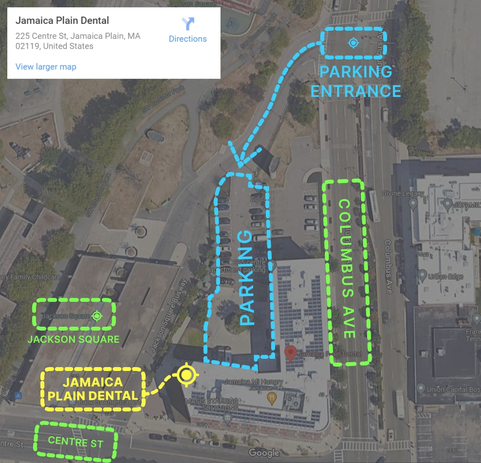 Map Direction of JP Dental